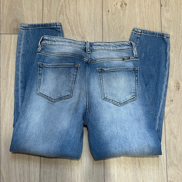 KanCan Light Blue Distressed Boyfriend Jeans - Picture 2 of 4